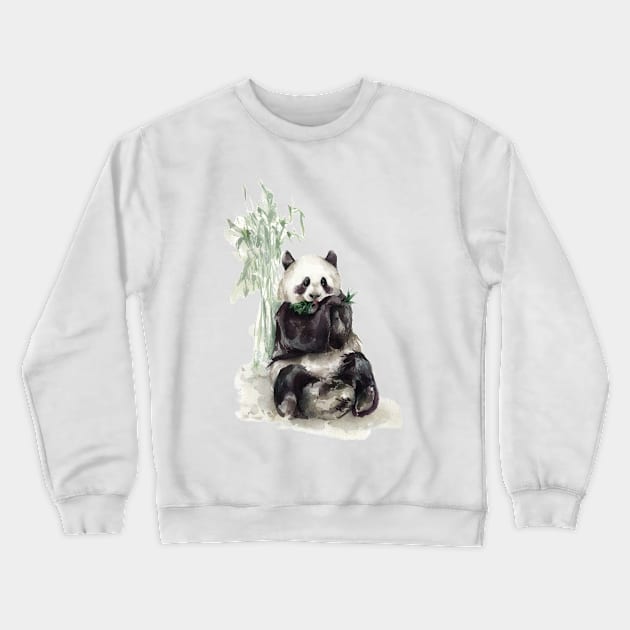 Pandas #3 Crewneck Sweatshirt by Kira Balan